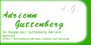 adrienn guttenberg business card